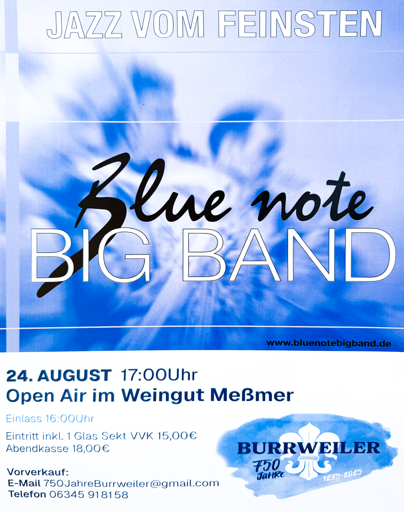 24. August 2025    BIG BAND im Weingut Meßmer