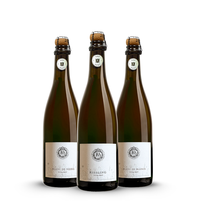 Weingut Meßmer 3er Paket VDP.Sekt - Blanc de Noirs - Riesling - Blanc de Blancs